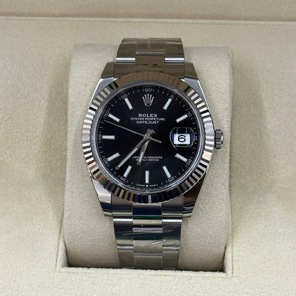 Rolex Datejust 41 126334 Schwarzer Index Oyster 2025