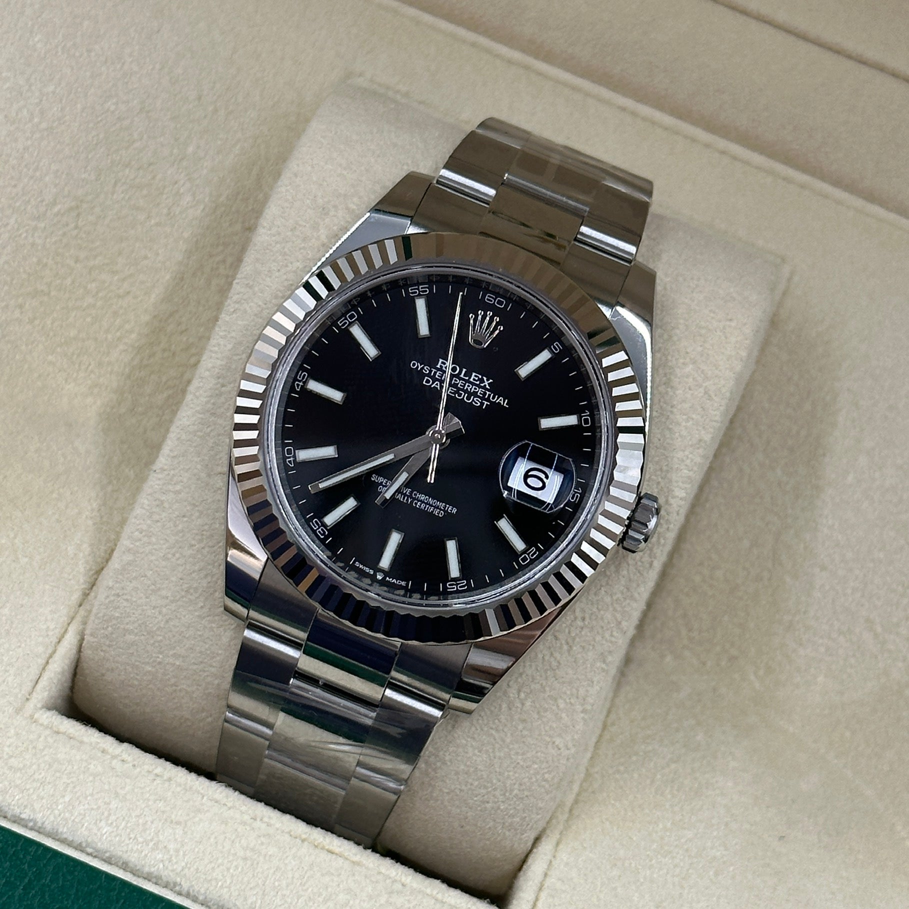 Rolex Datejust 41 126334 Schwarze Auster 2022