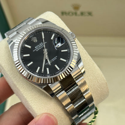 Rolex Datejust 41 126334 Schwarzer Index Oyster 2025
