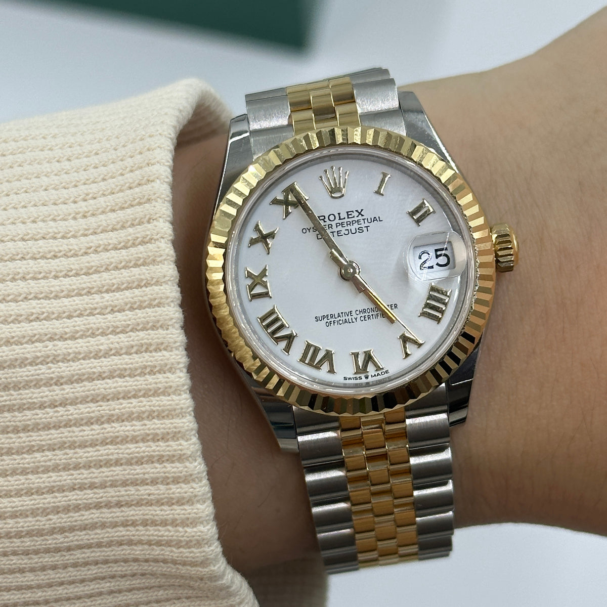 Rolex Datejust 31 278273 White Roman Jubilee 2026