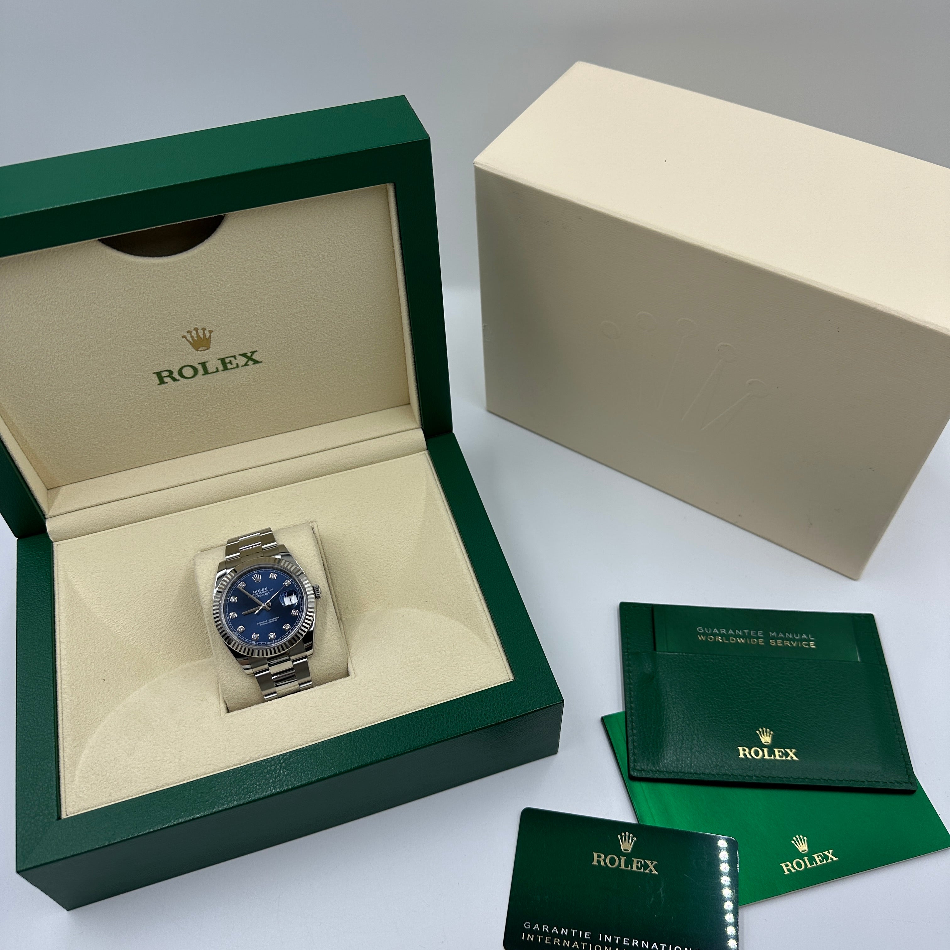 Rolex Datejust 41 126334G Blaue Auster 2024