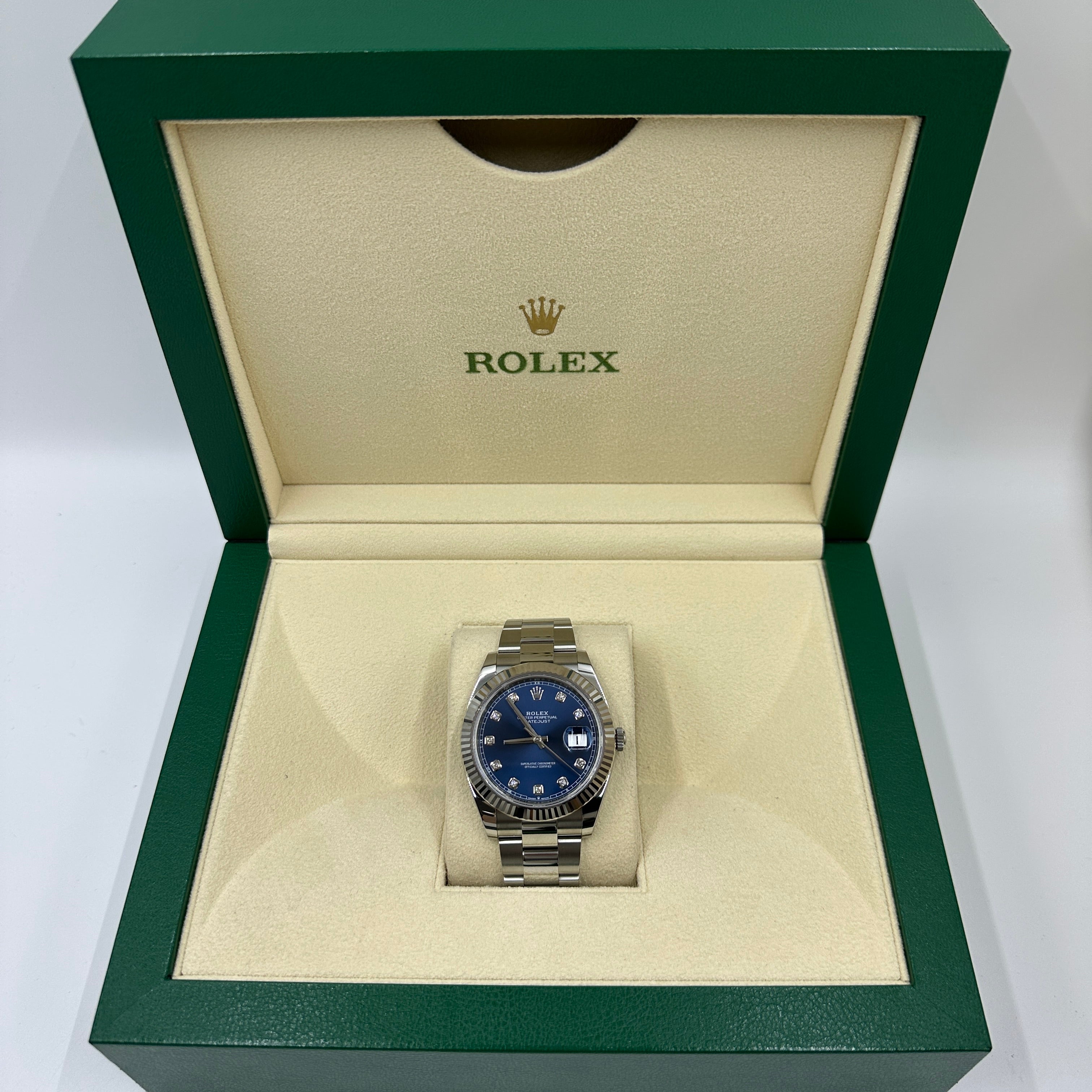 Rolex Datejust 41 126334G Blaue Auster 2024