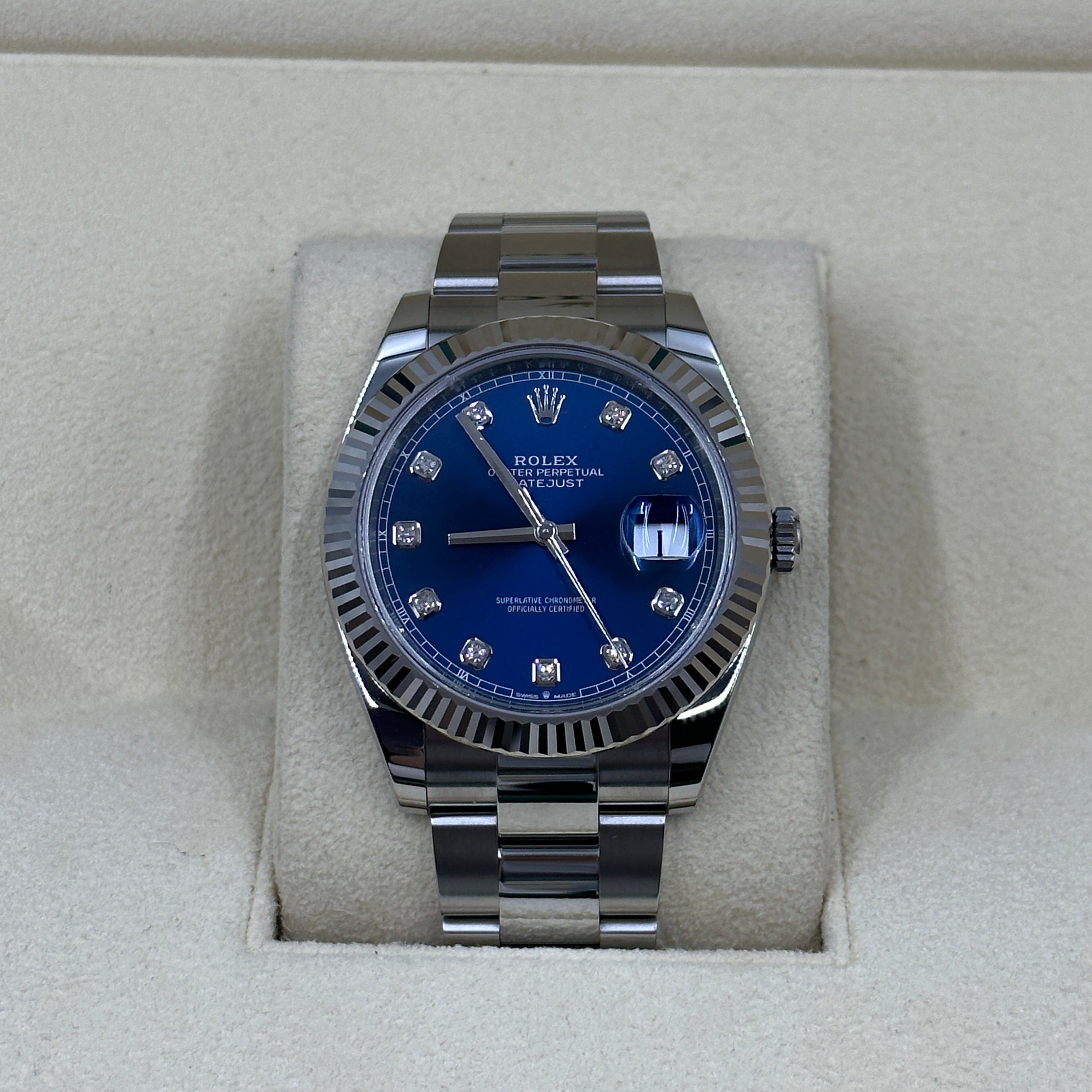 Rolex Datejust 41 126334G Blaue Auster 2024