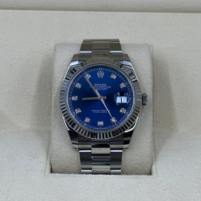 Rolex Datejust 41 126334G Blaue Auster 2024