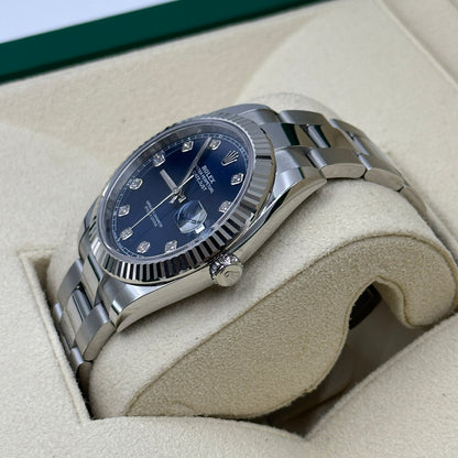 Rolex Datejust 41 126334G Blaue Auster 2024