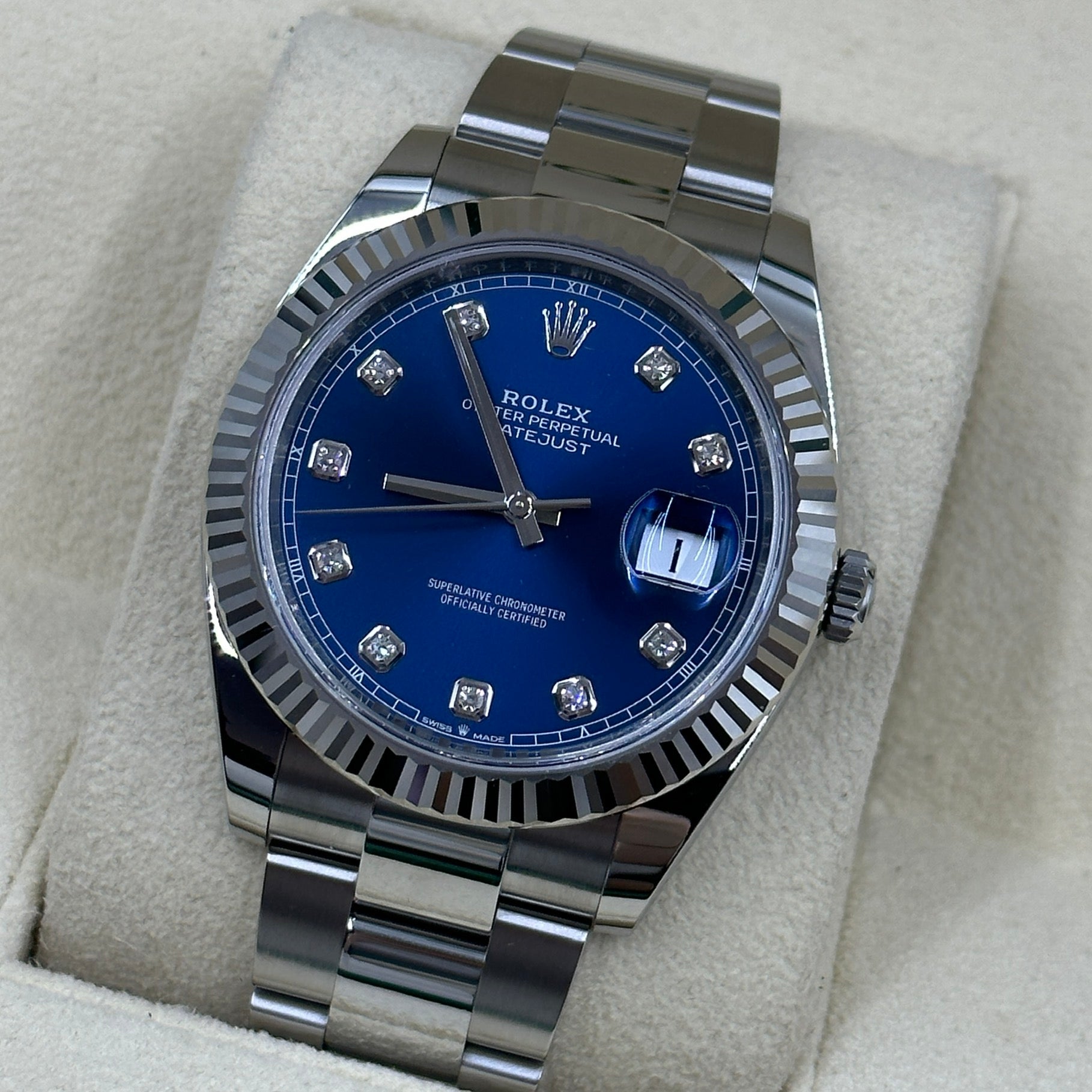 Rolex Datejust 41 126334G Blaue Auster 2024