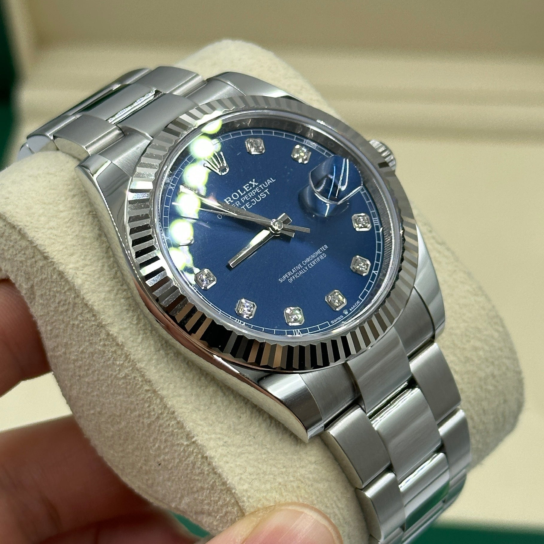 Rolex Datejust 41 126334G Blaue Auster 2024