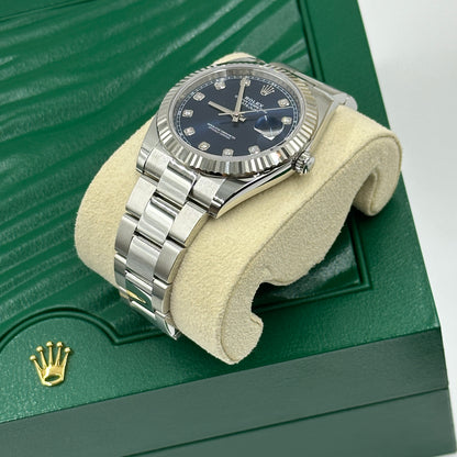Rolex Datejust 41 126334G Blaue Auster 2024