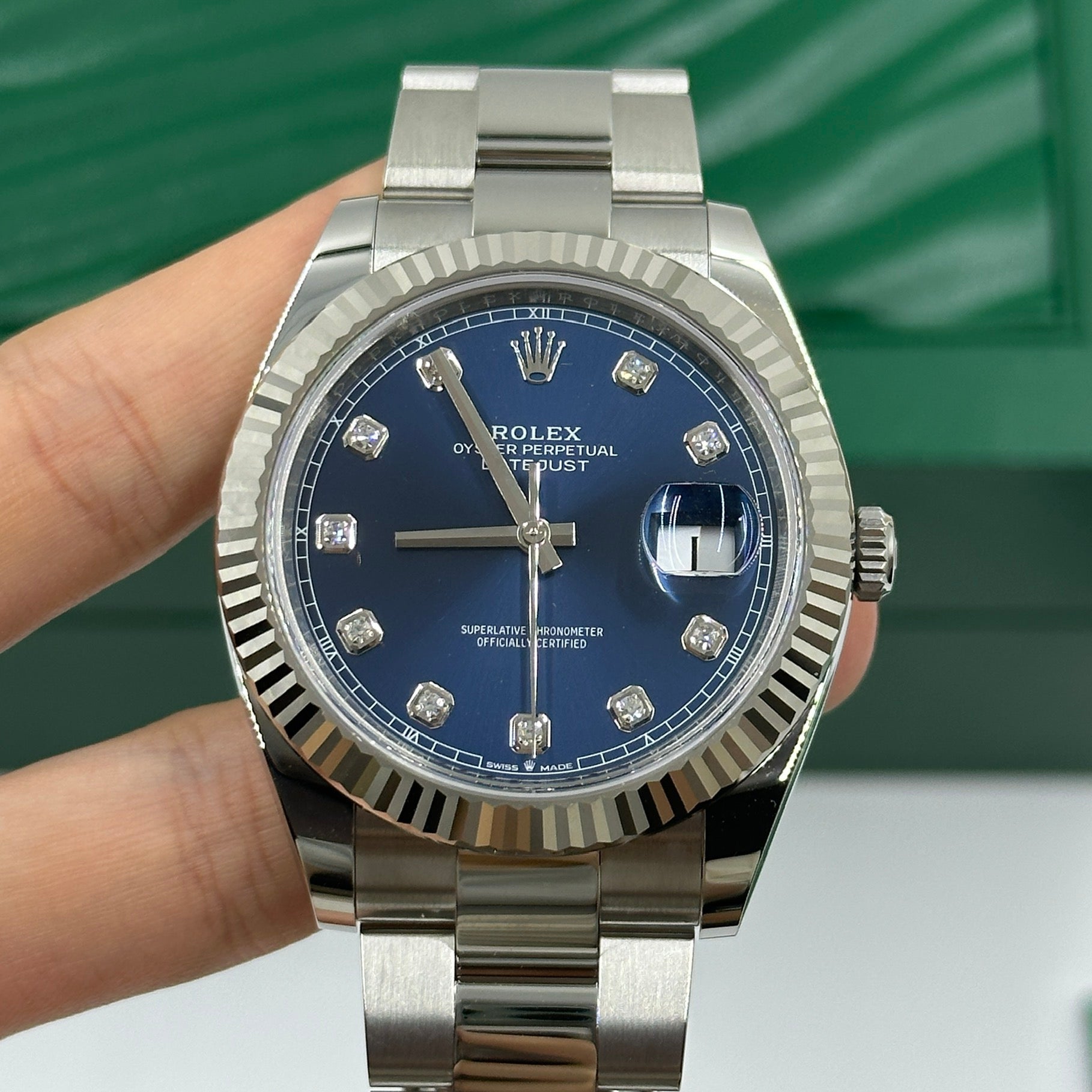 Rolex Datejust 41 126334G Blaue Auster 2024