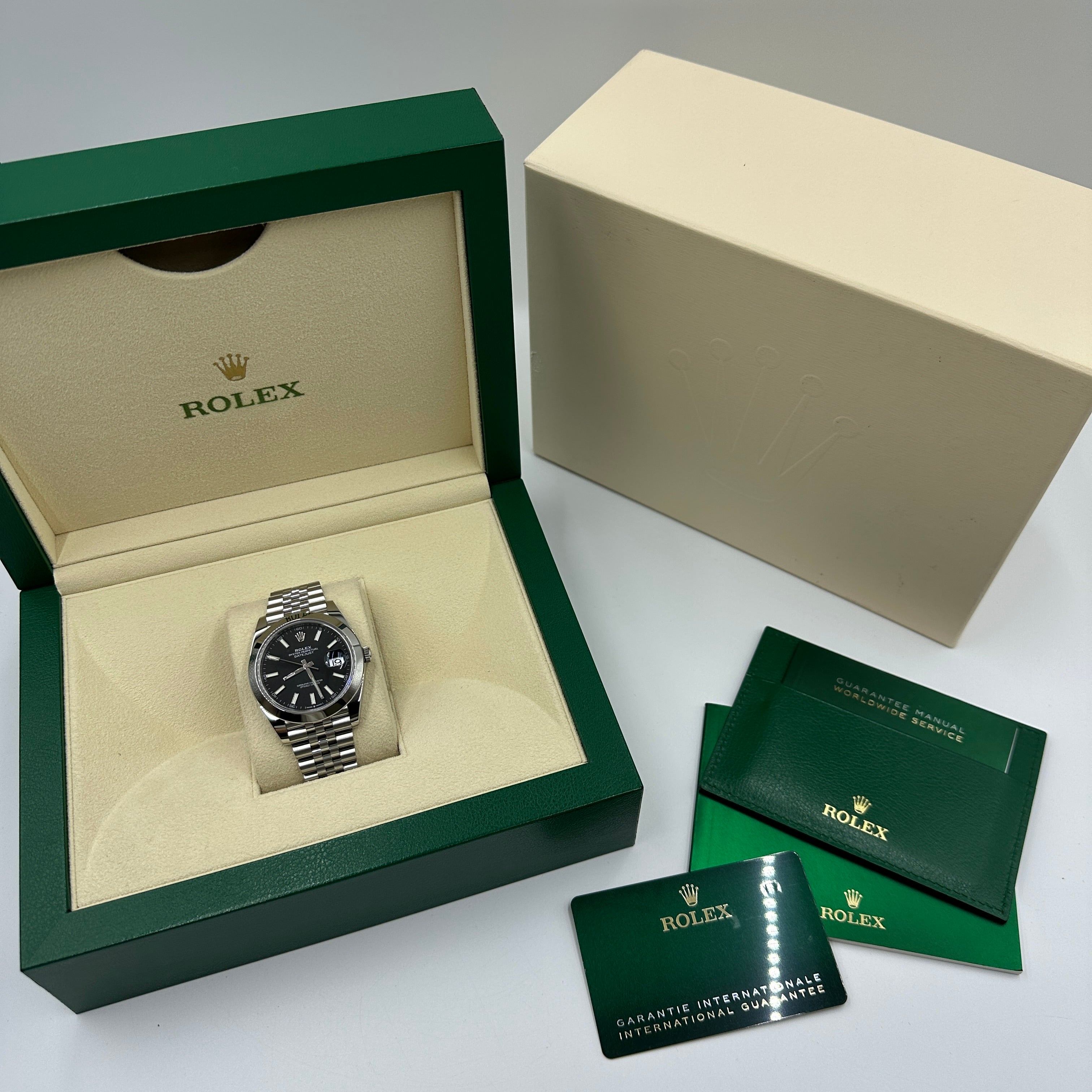 Rolex Datejust 41 126300 Schwarzer Index Jubilee 2025
