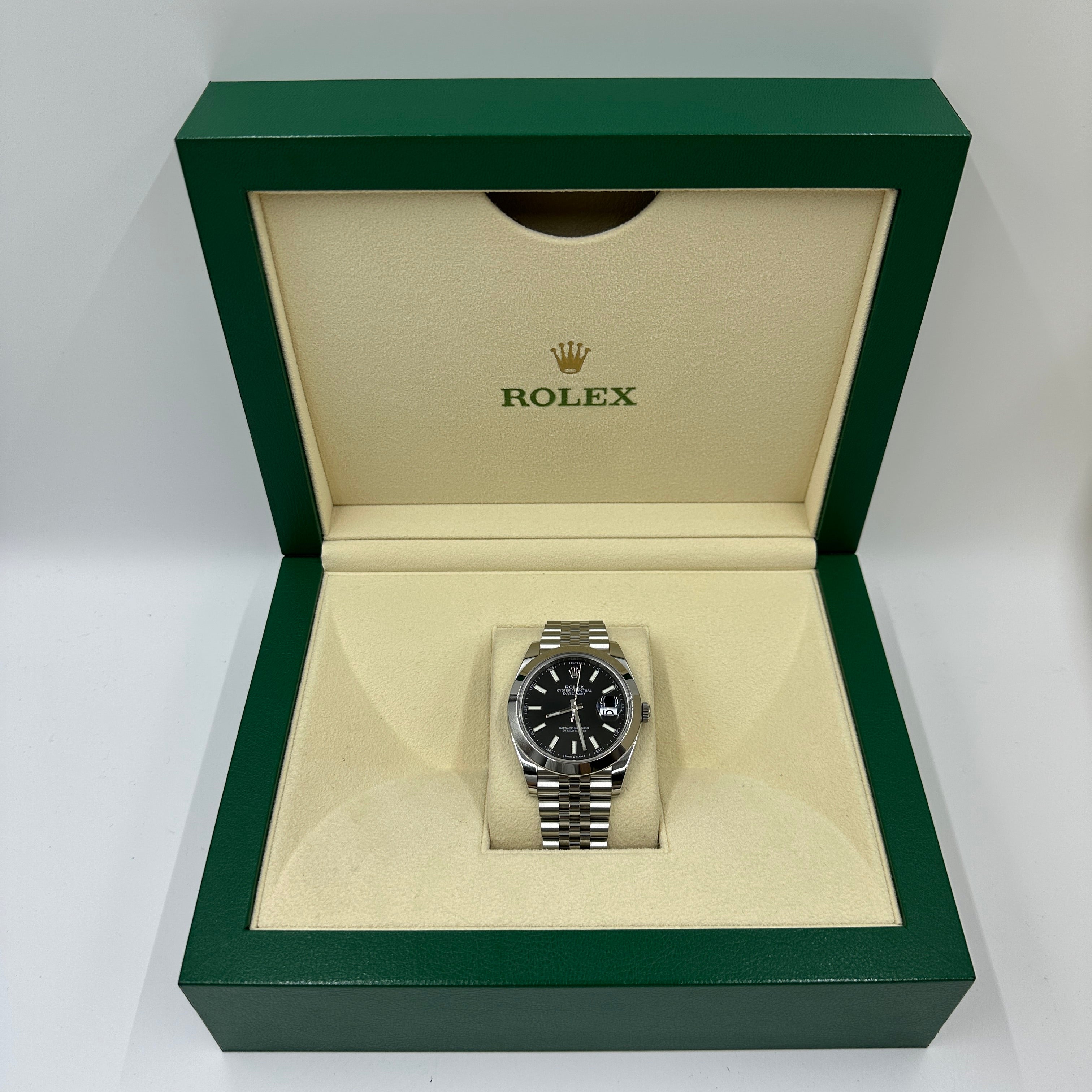 Rolex Datejust 41 126300 Schwarzer Index Jubilee 2025