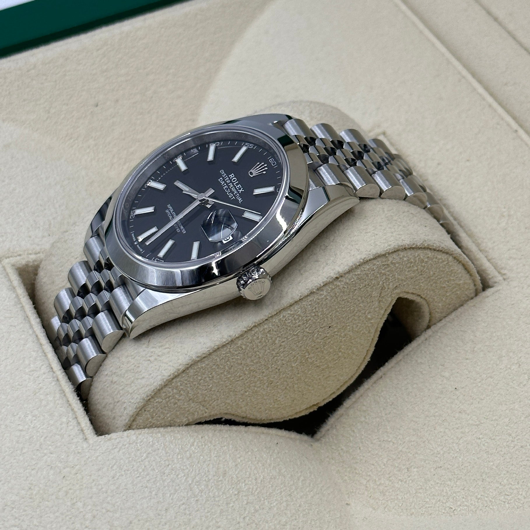Rolex Datejust 41 126300 Schwarzer Index Jubilee 2025