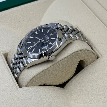 Rolex Datejust 41 126300 Schwarzer Index Jubilee 2025