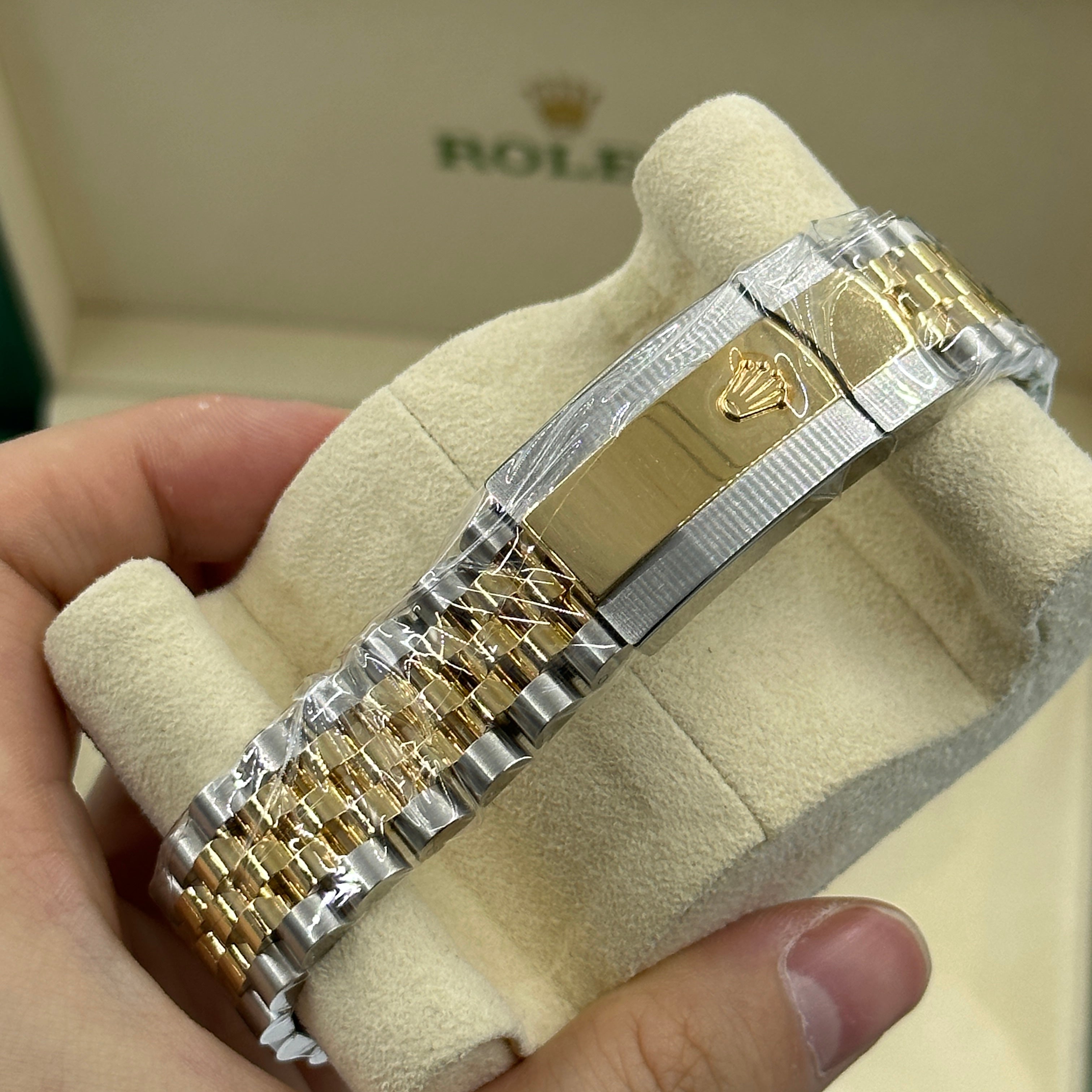 Rolex Datejust 36 126203G Champ Palm Jubilee 2024