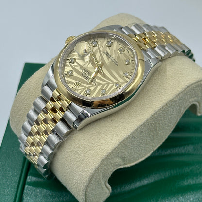 Rolex Datejust 36 126203G Champ Palm Jubilee 2024