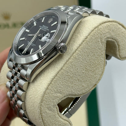 Rolex Datejust 41 126300 Schwarzer Index Jubilee 2025