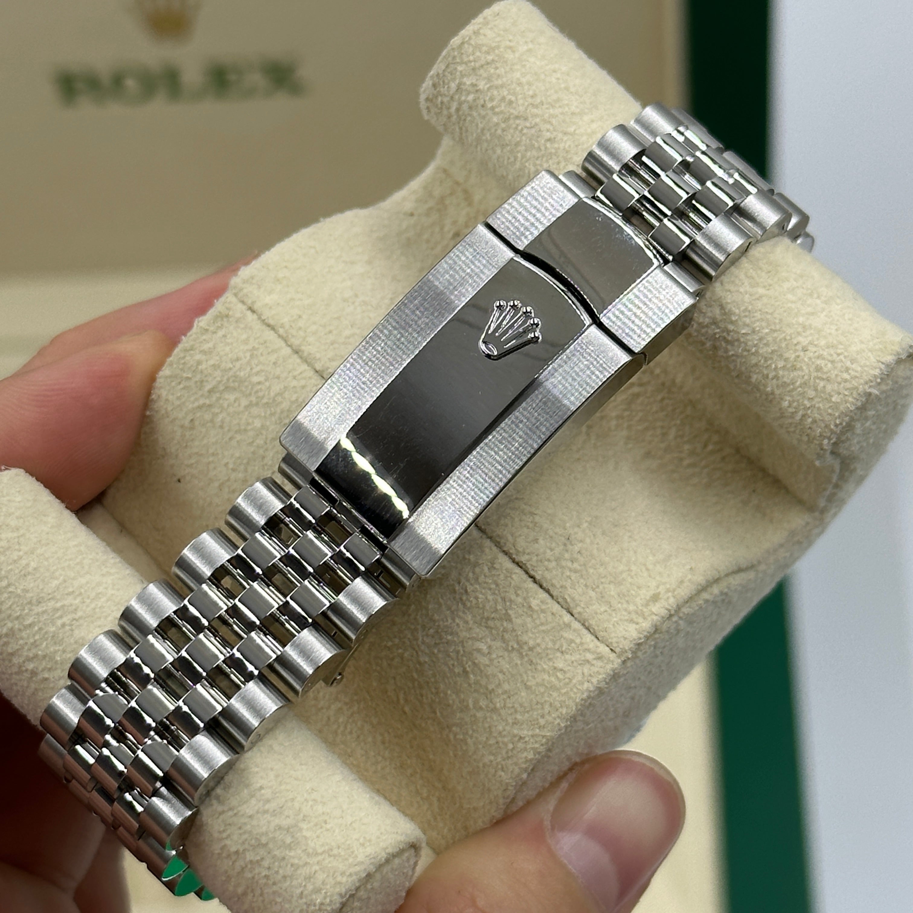 Rolex Datejust 41 126300 Schwarzer Index Jubilee 2025