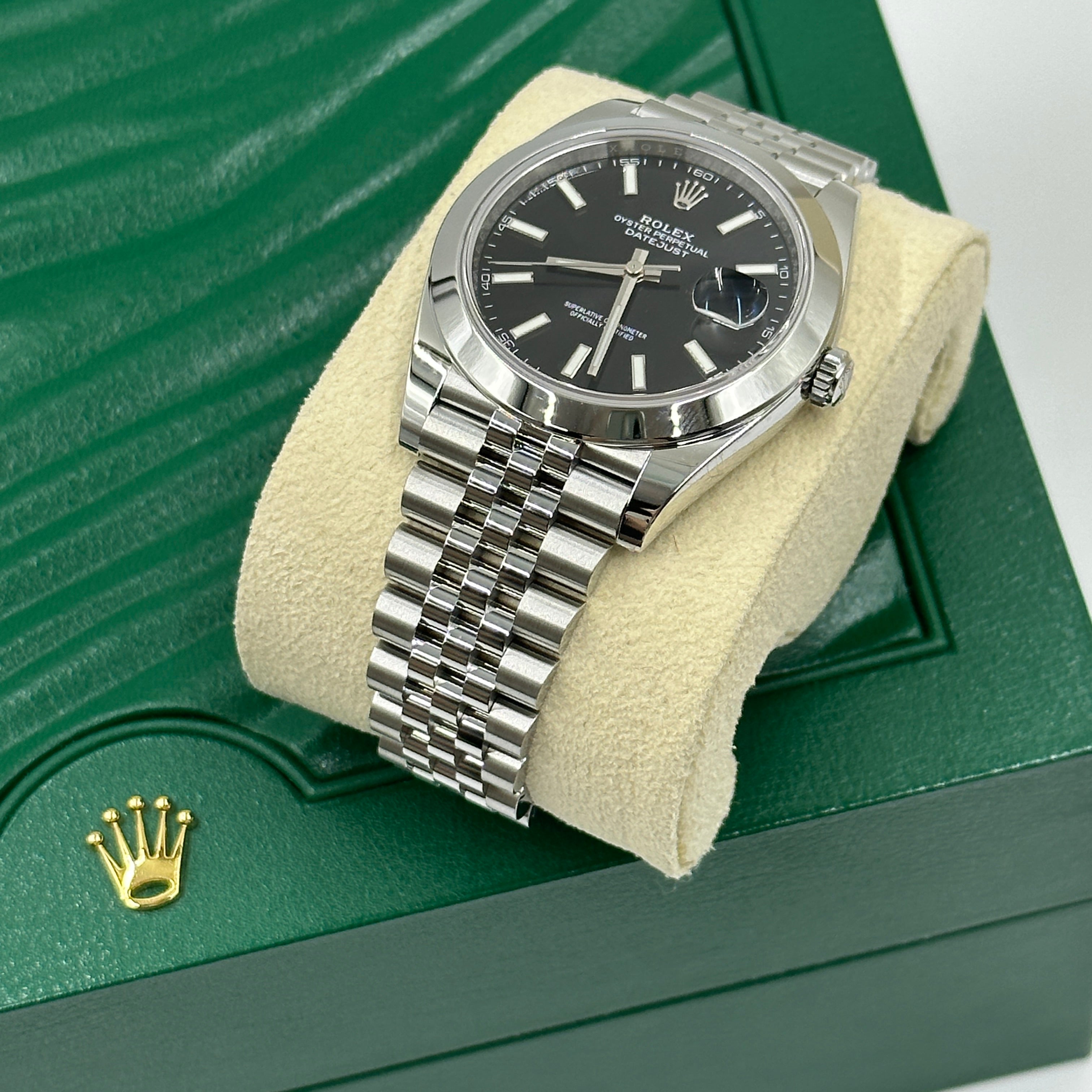 Rolex Datejust 41 126300 Schwarzer Index Jubilee 2025
