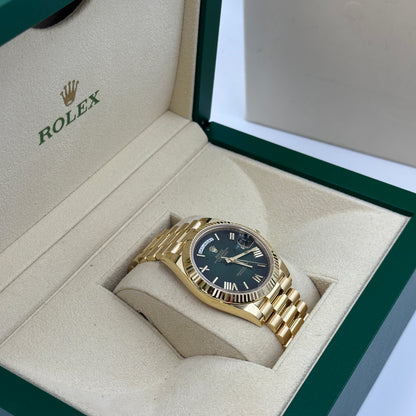 Rolex Day-Date 40 228238 Green Ombré Roman 2025