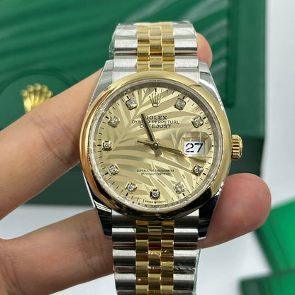 Rolex Datejust 36 126203G Champ Palm Jubilee 2024