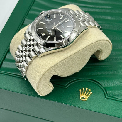 Rolex Datejust 41 126300 Schwarzer Index Jubilee 2025