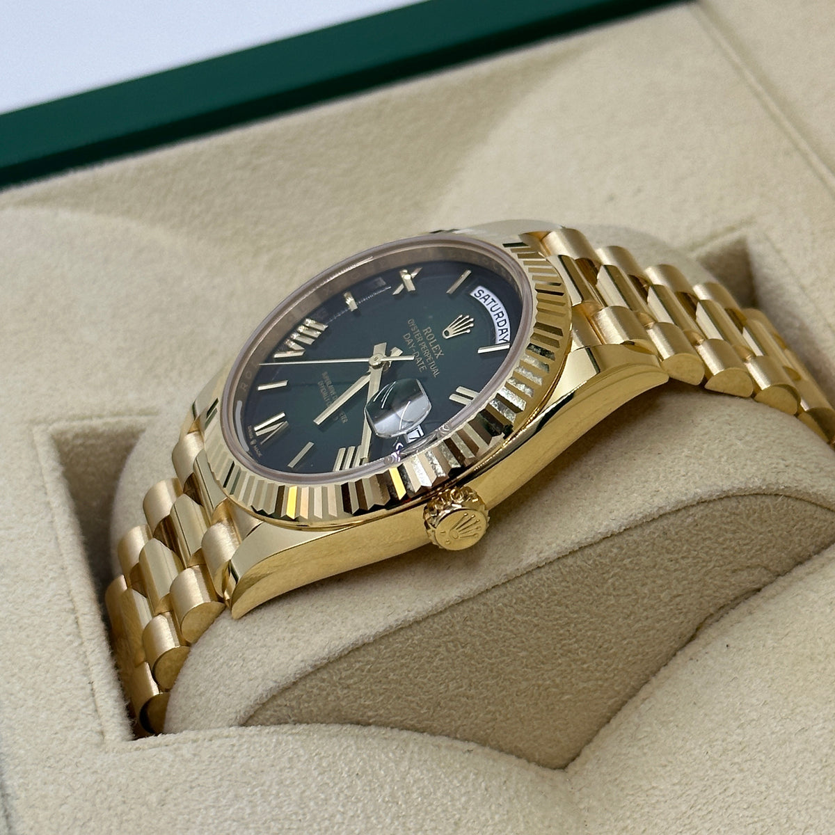 Rolex Day-Date 40 228238 Green Ombré Roman 2026