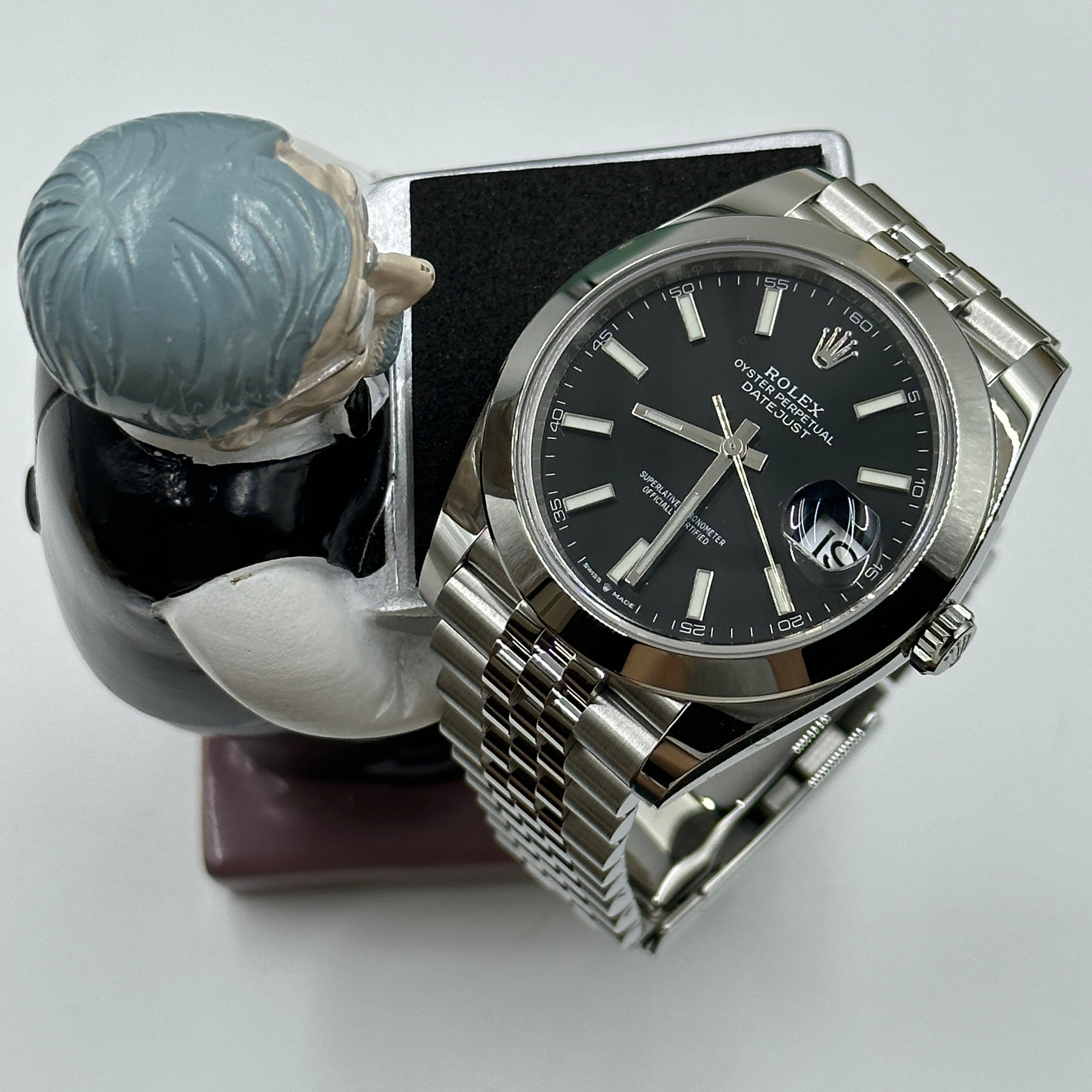 Rolex Datejust 41 126300 Schwarzer Index Jubilee 2025