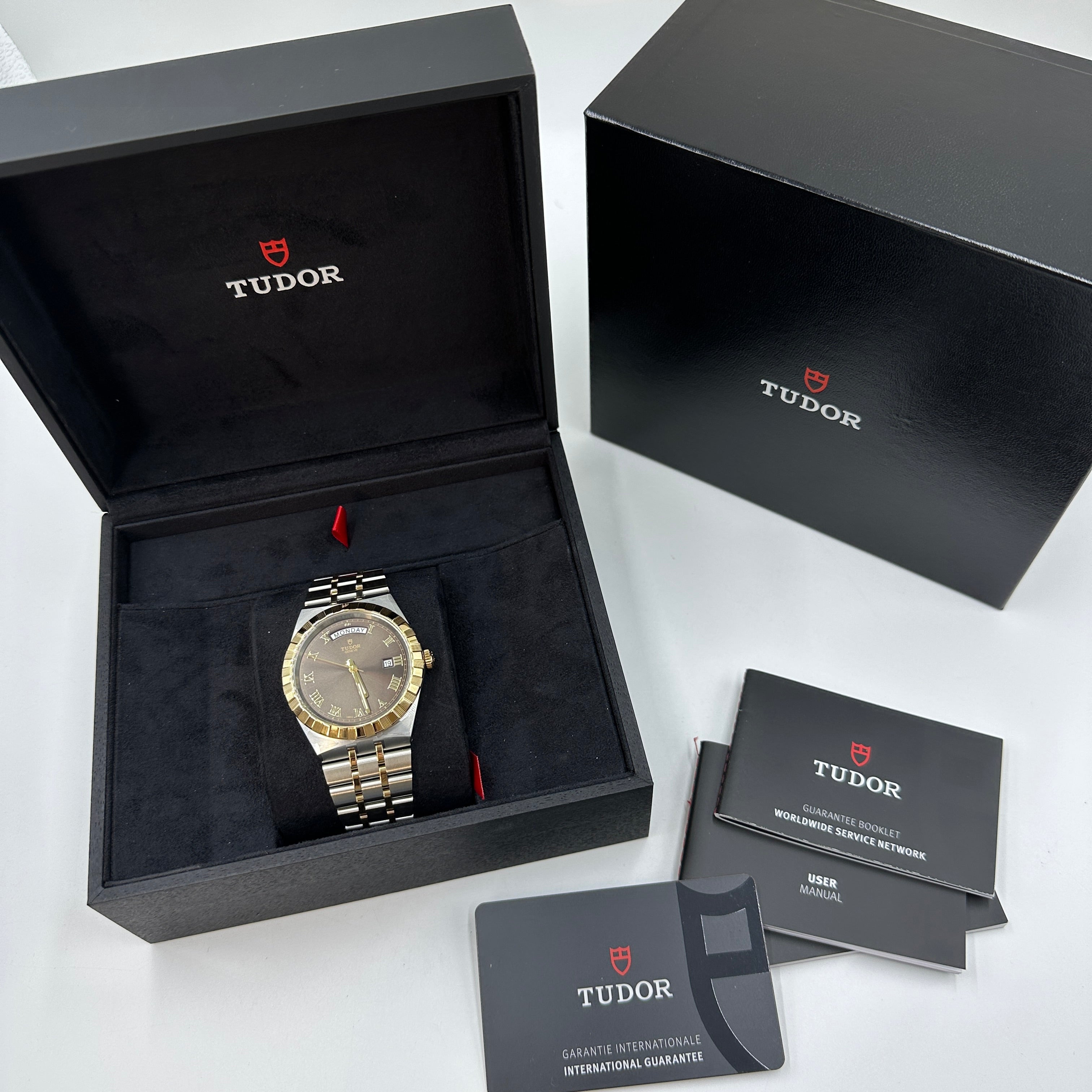 Tudor 28603-0007 Royal Day-Date 41 Stainless Stee