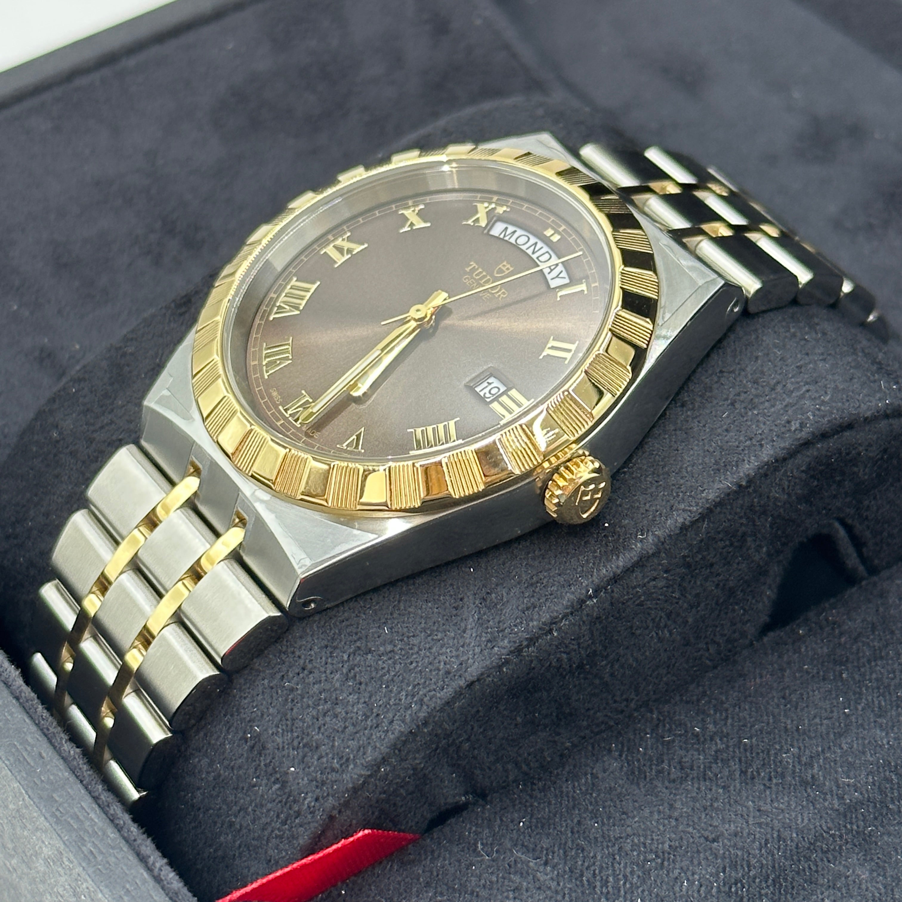 Tudor 28603-0007 Royal Day-Date 41 Stainless Stee