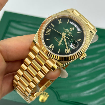 Rolex Day-Date 40 228238 Green Ombré Roman 2025