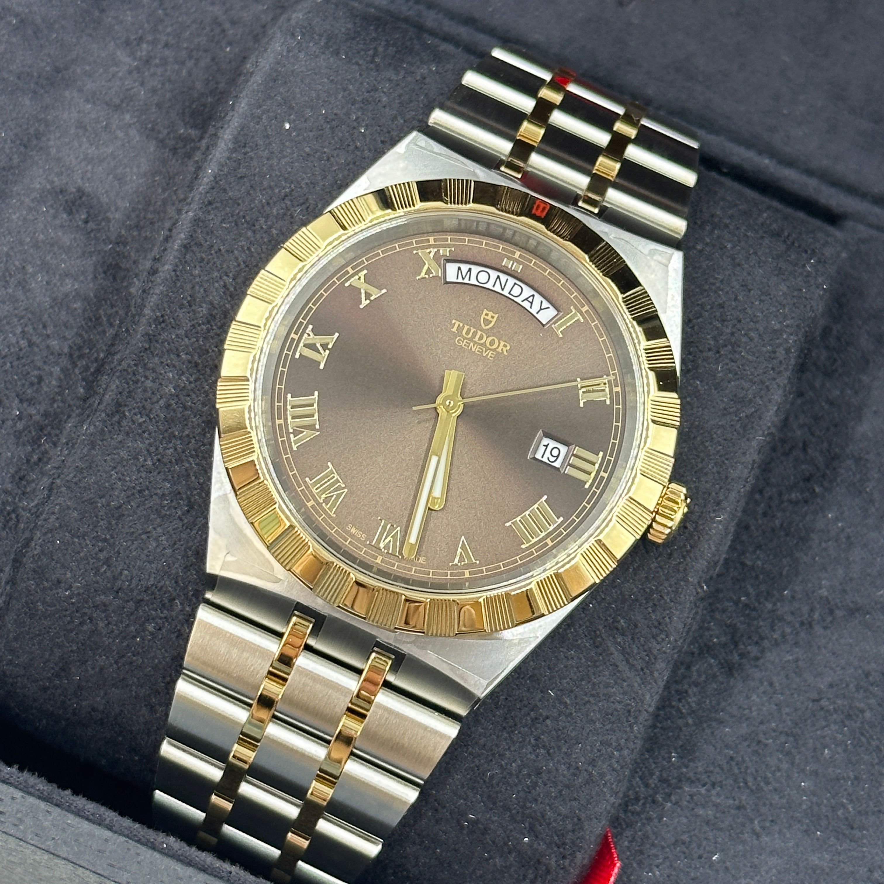 Tudor 28603-0007 Royal Day-Date 41 Stainless Stee