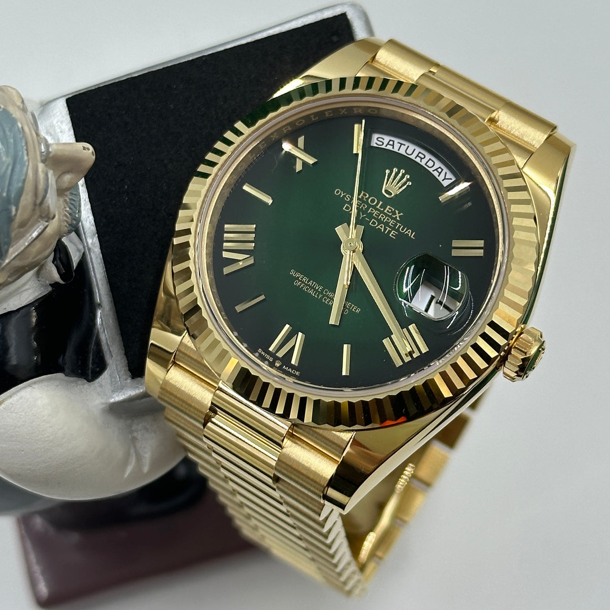 Rolex Day-Date 40 228238 Green Ombré Roman 2025