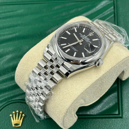 Rolex Datejust 36 126200 Schwarzer Index Jubilee 2025