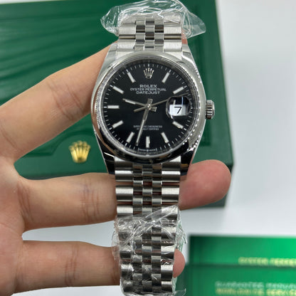 Rolex Datejust 36 126200 Schwarzer Index Jubilee 2025