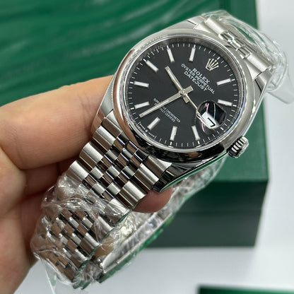 Rolex Datejust 36 126200 Schwarzer Index Jubilee 2025