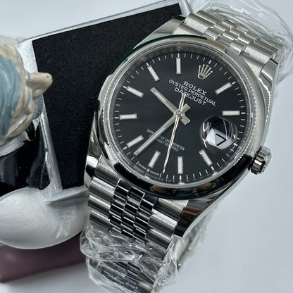Rolex Datejust 36 126200 Schwarzer Index Jubilee 2025
