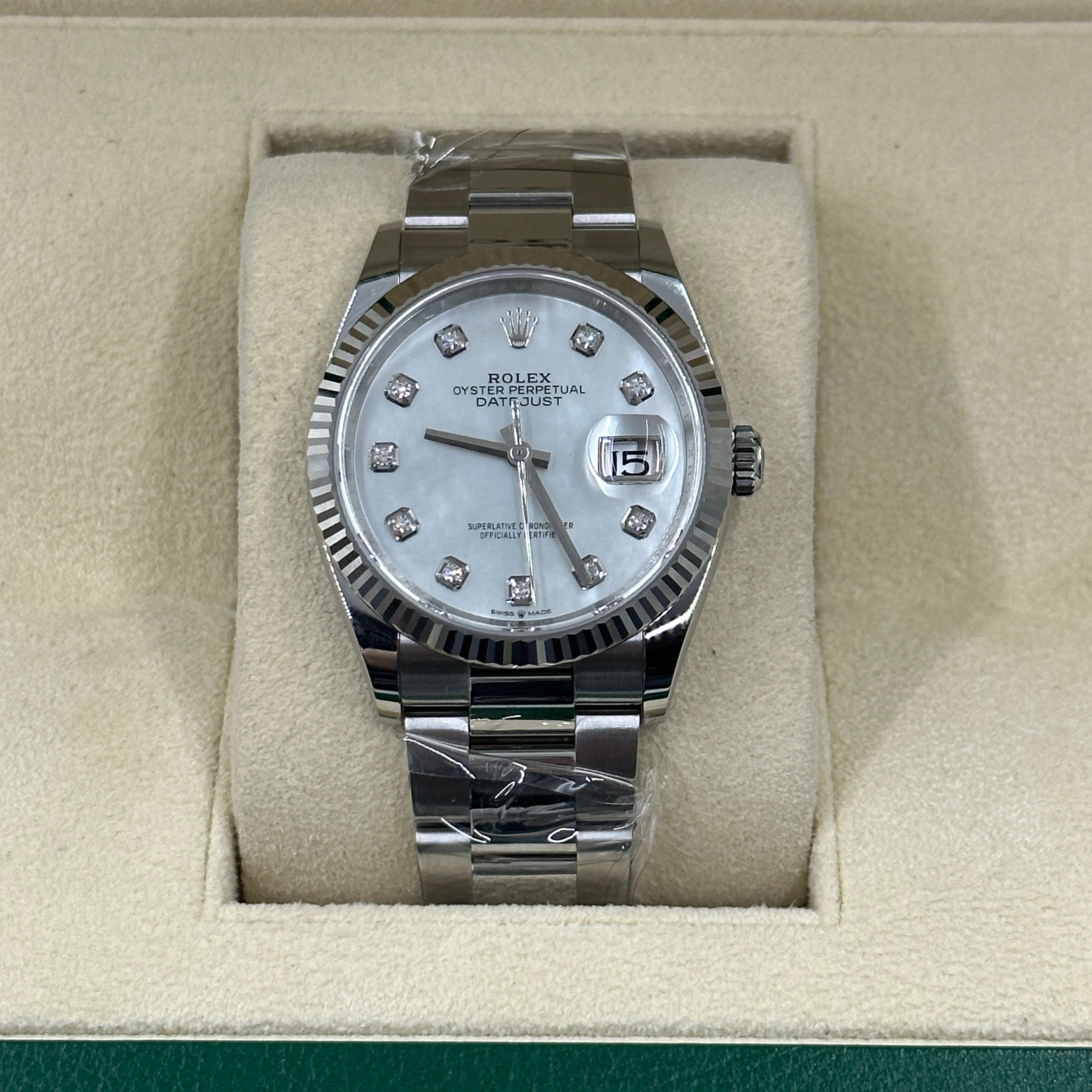 Rolex Datejust 36 126234Ng Weiße Auster 2025