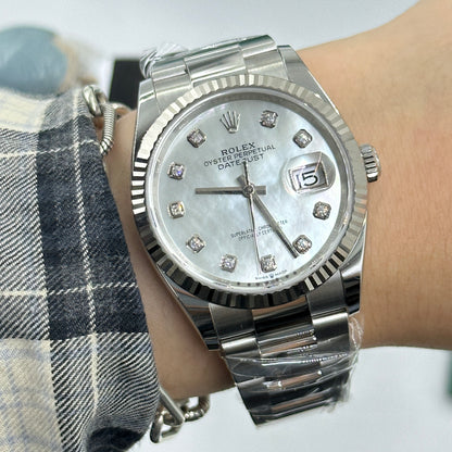 Rolex Datejust 36 126234Ng Weiße Auster 2025