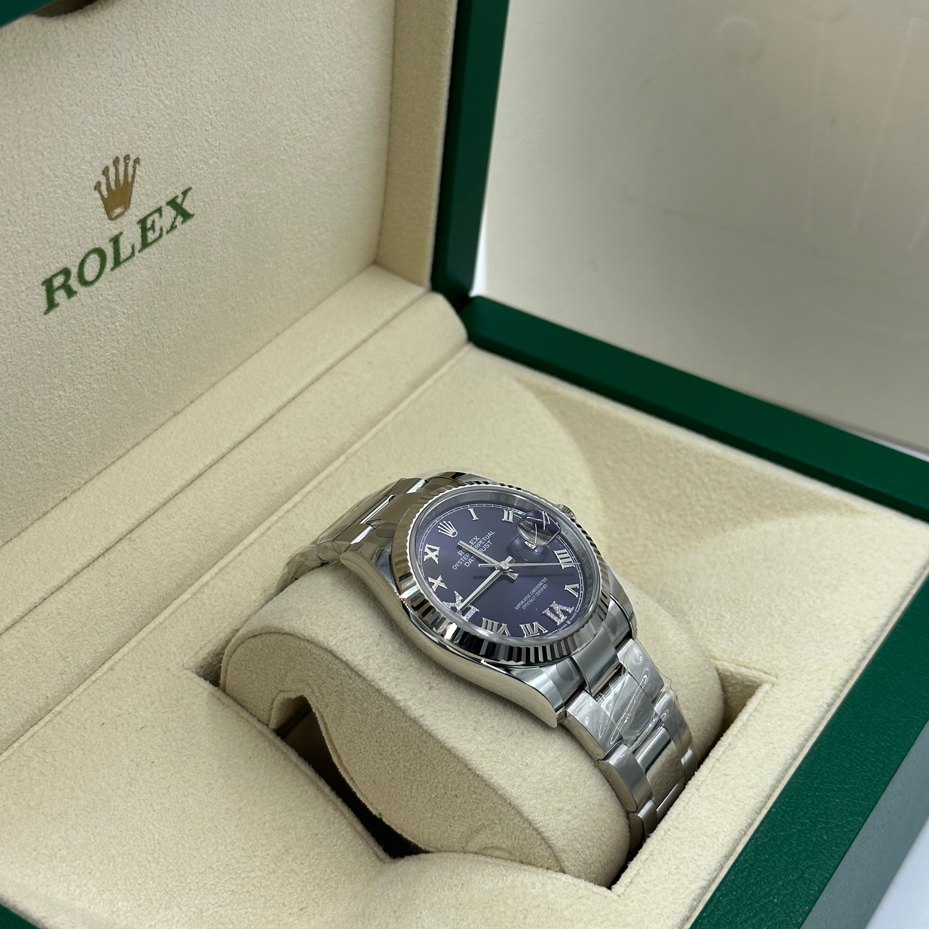 Rolex Datejust 36 126234 Lila VIIX Oyster 2024