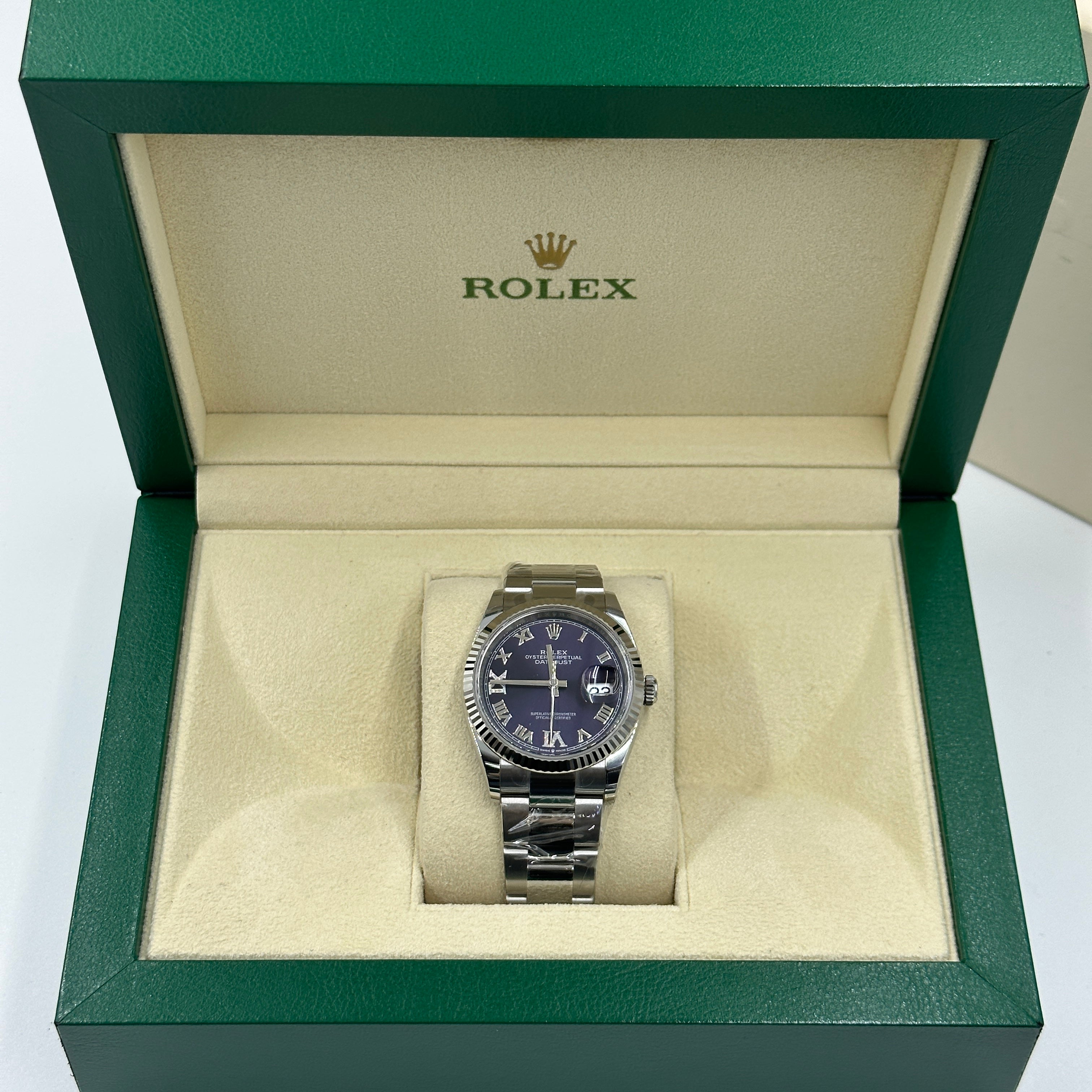 Rolex Datejust 36 126234 Lila VIIX Oyster 2024