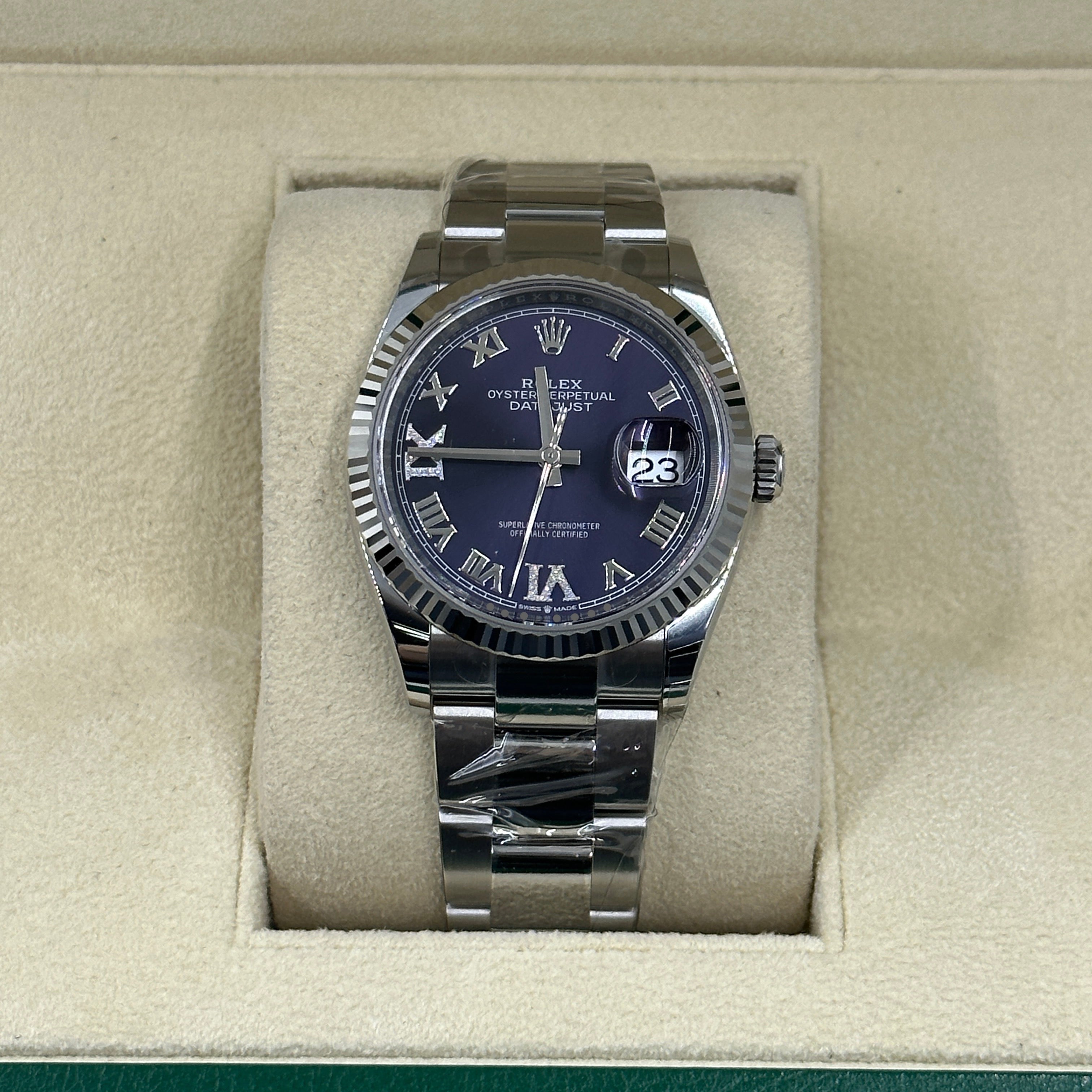 Rolex Datejust 36 126234 Lila VIIX Oyster 2024