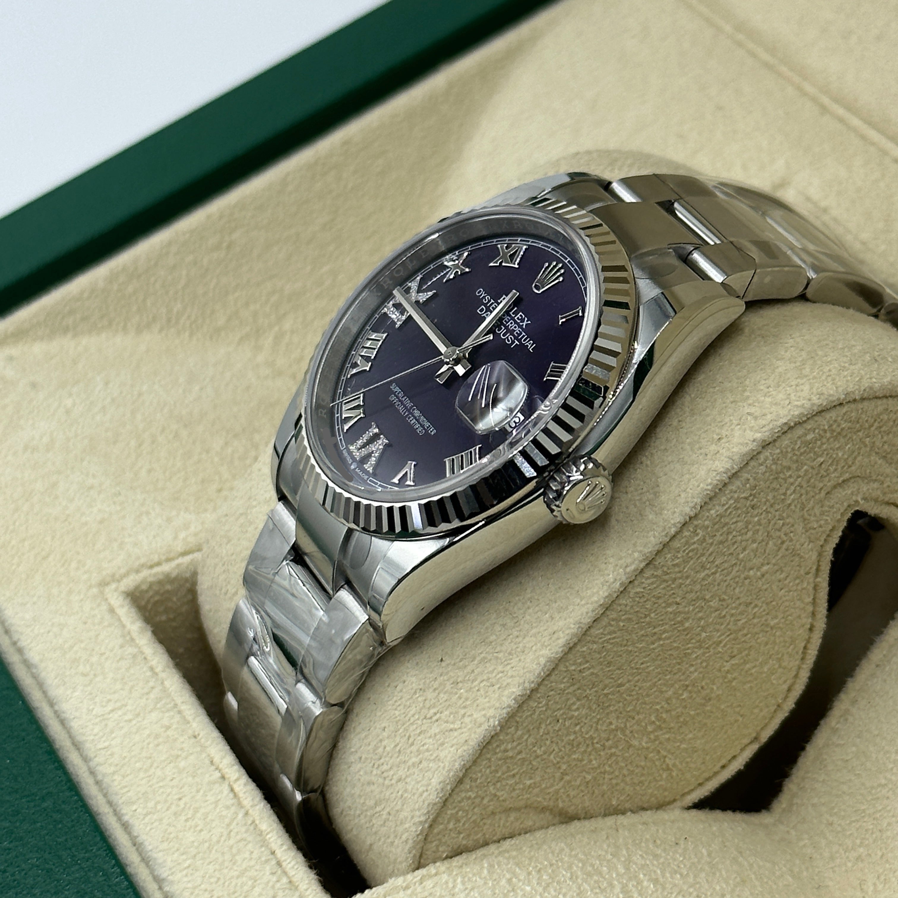 Rolex Datejust 36 126234 Lila VIIX Oyster 2024