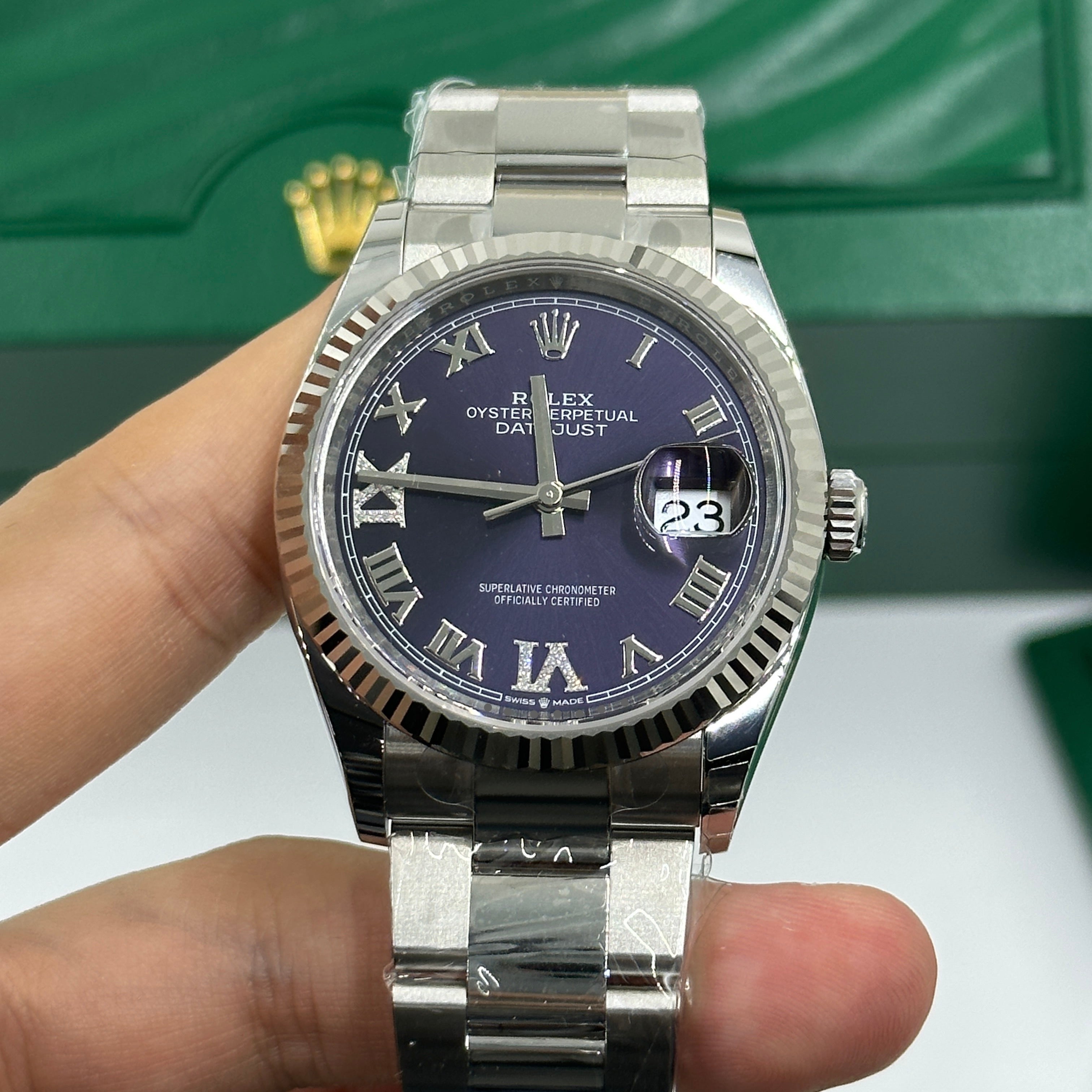 Rolex Datejust 36 126234 Lila VIIX Oyster 2024