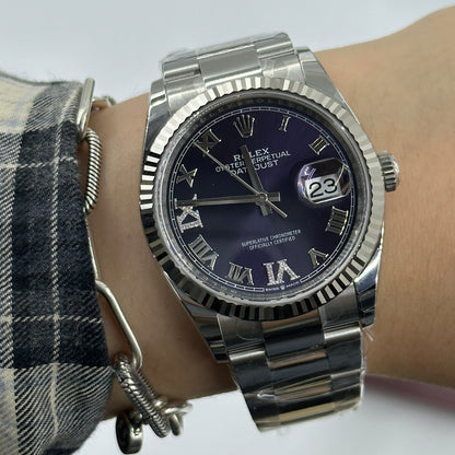 Rolex Datejust 36 126234 Lila VIIX Oyster 2024