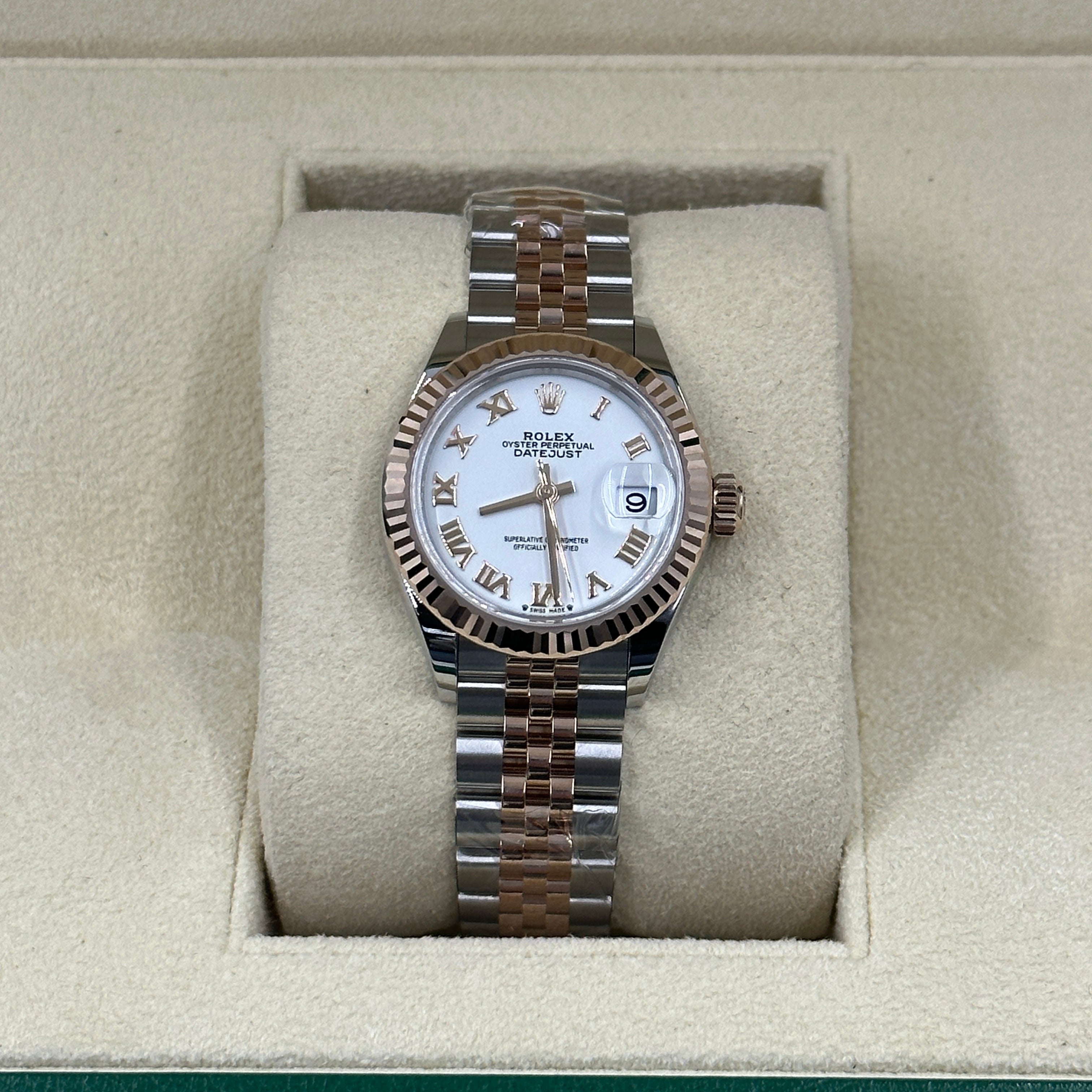 Rolex Lady-Datejust 279171 Weißes römisches Jubiläum 2025