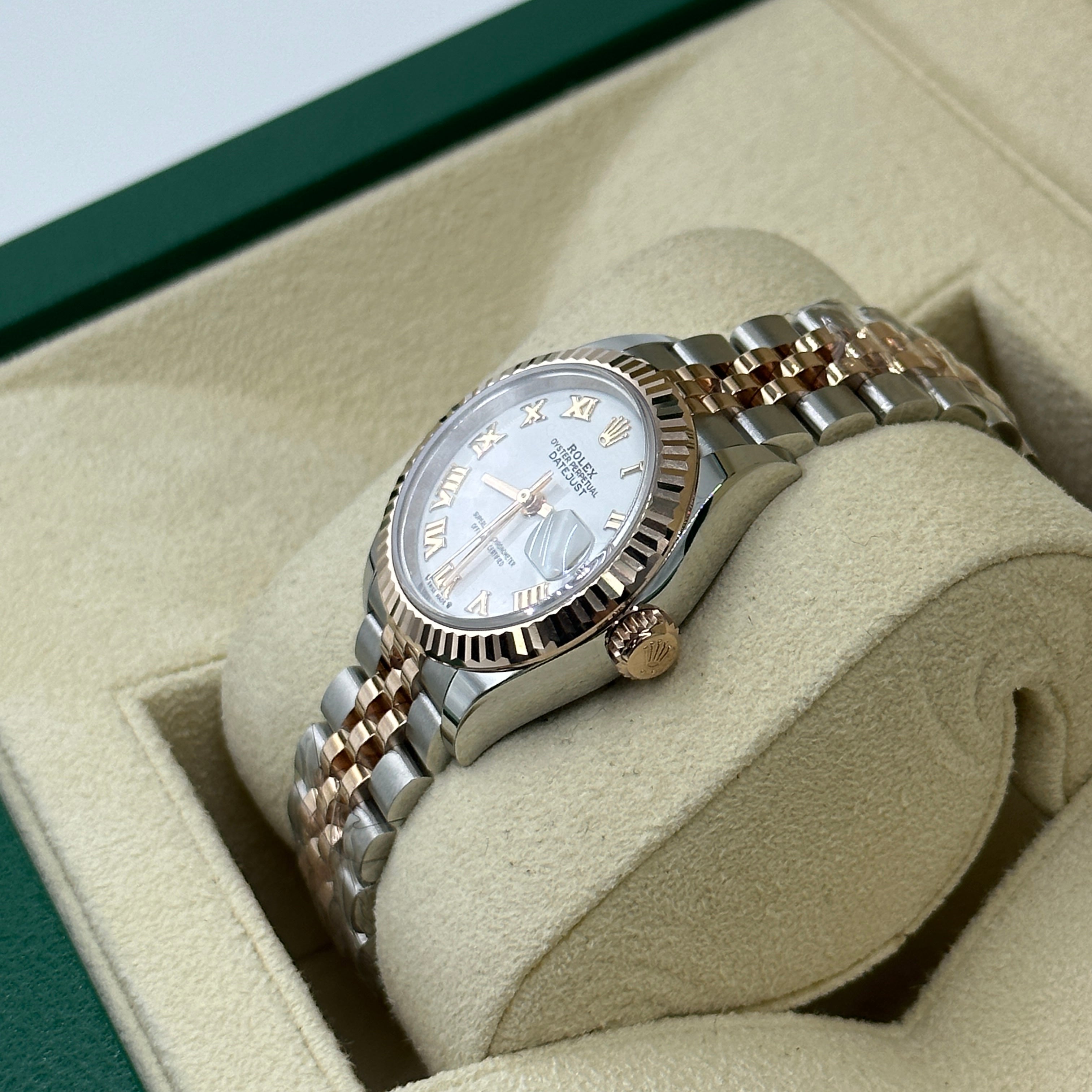 Rolex Lady-Datejust 279171 Weißes römisches Jubiläum 2025