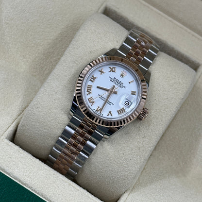 Rolex Lady-Datejust 279171 Weißes römisches Jubiläum 2025