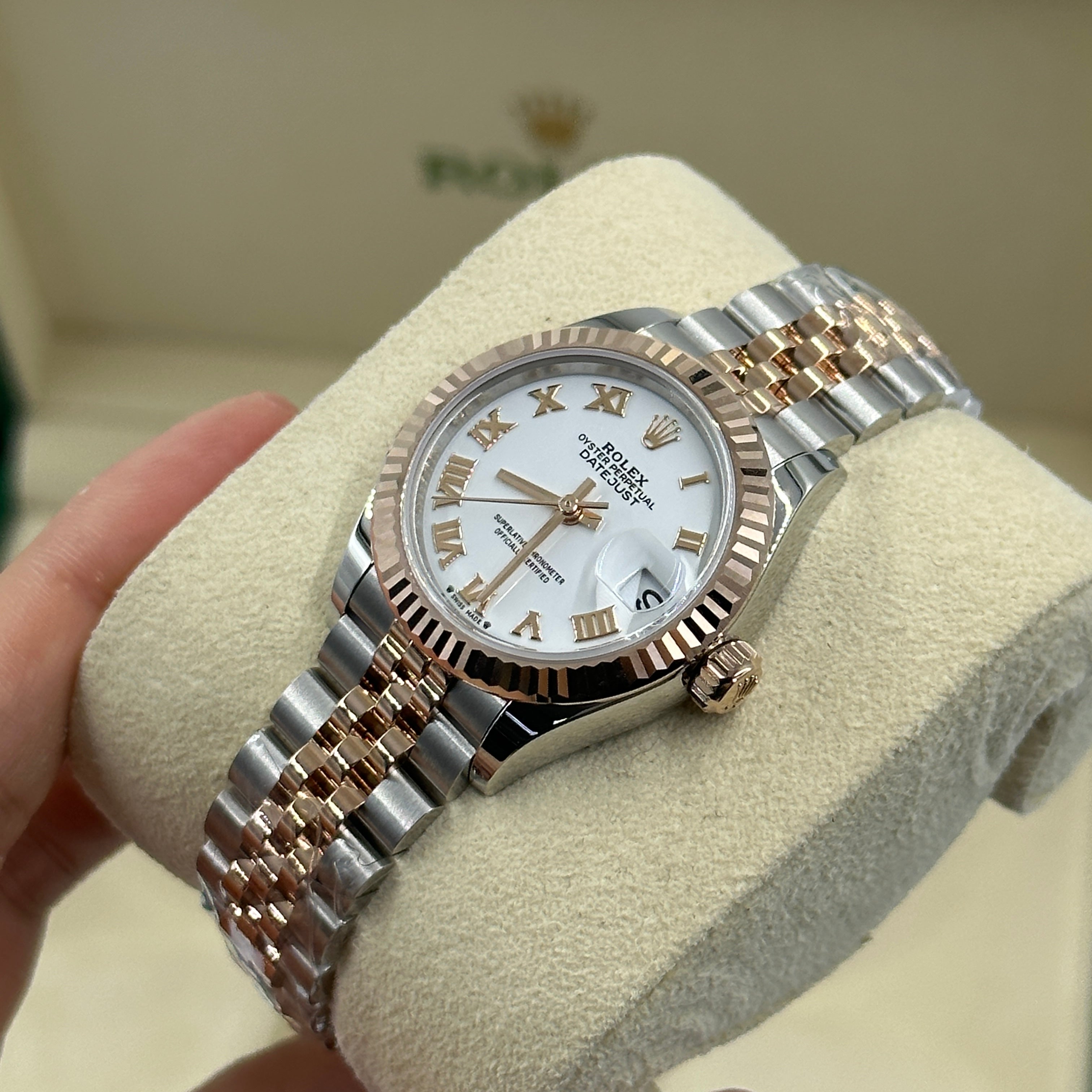 Rolex Lady-Datejust 279171 Weißes römisches Jubiläum 2025
