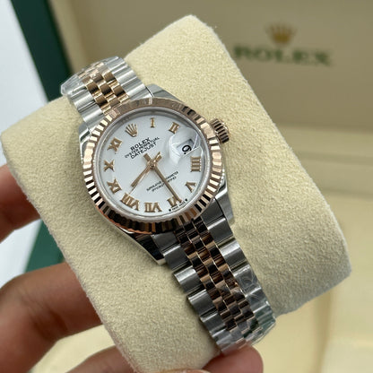Rolex Lady-Datejust 279171 Weißes römisches Jubiläum 2025