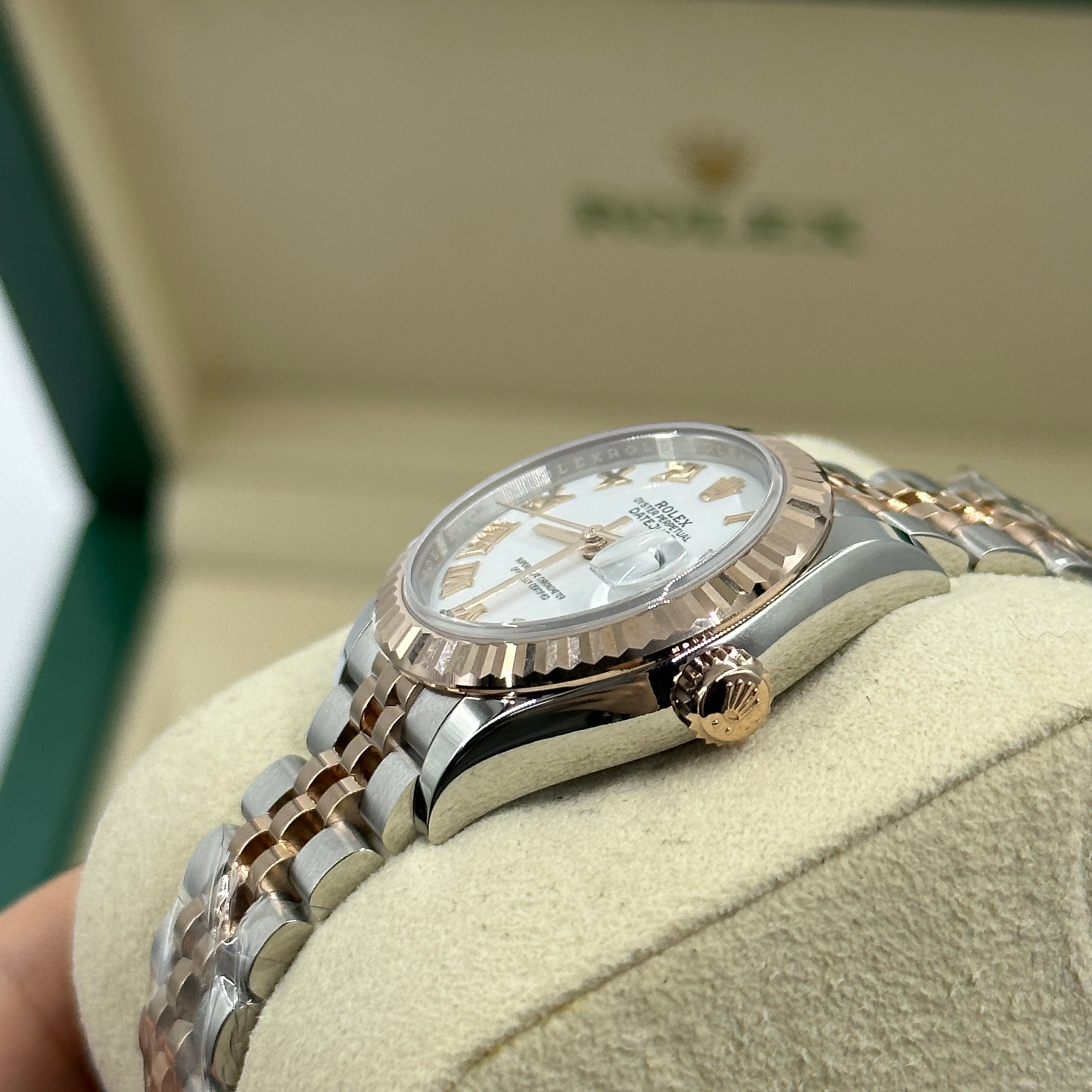 Rolex Lady-Datejust 279171 Weißes römisches Jubiläum 2025